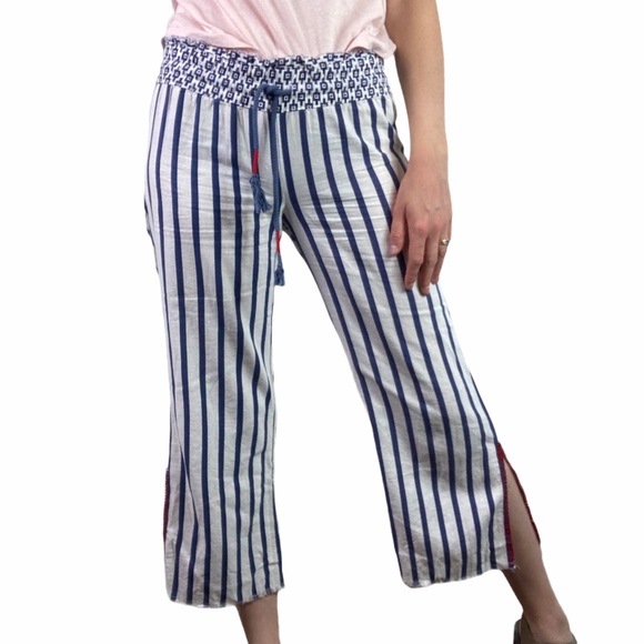 Indigo Rein Pants - 4/$25 Indigo Rein Boho Cropped Beachy Linen Pants